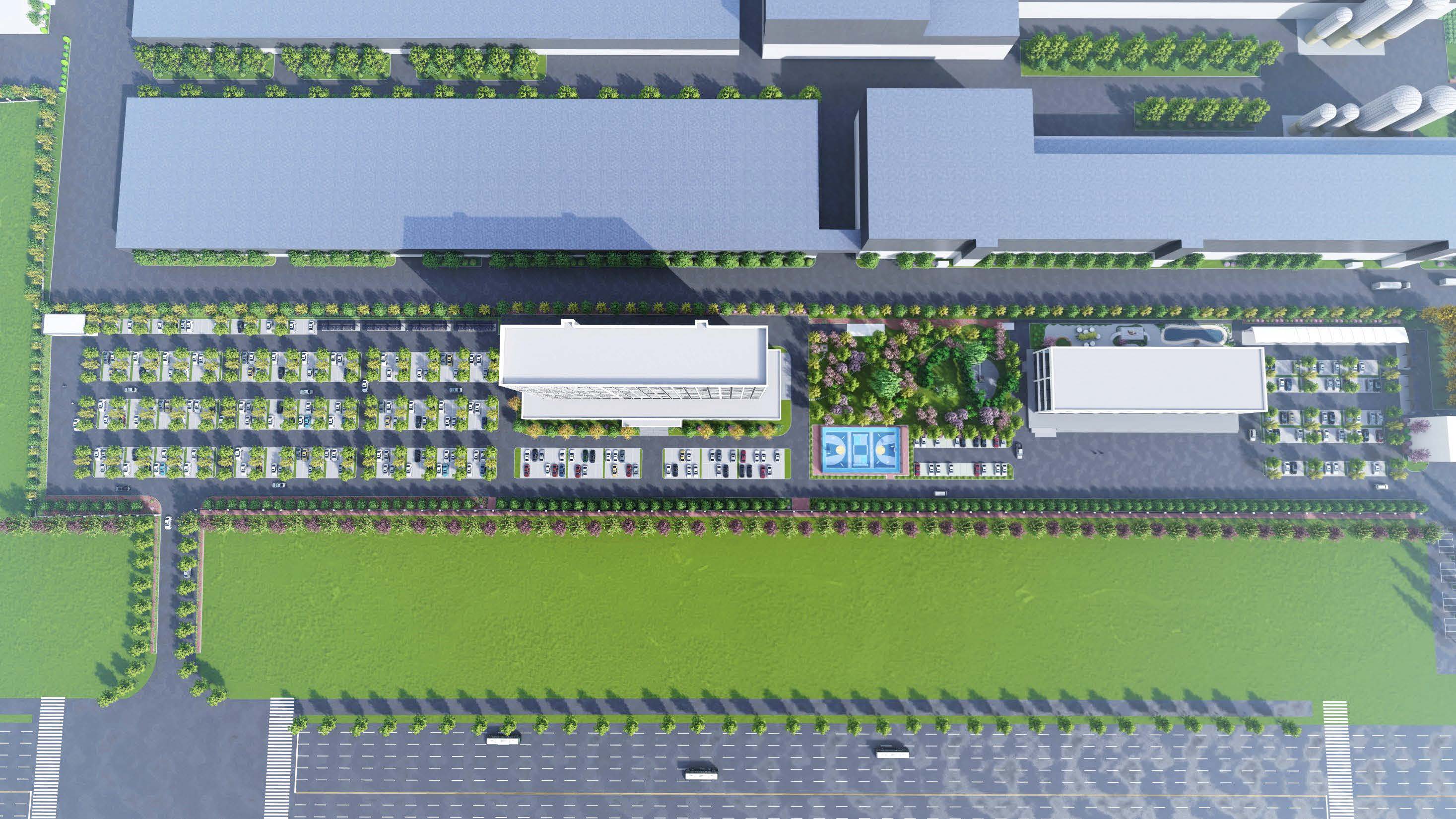 造紙產業園區園林景觀設計