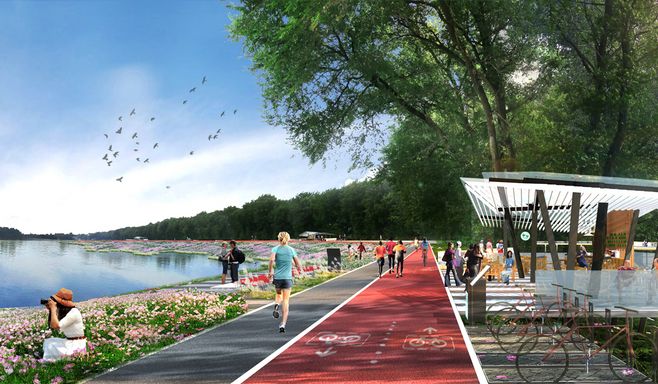 安徽省霍邱縣水門塘公園景觀工程設計