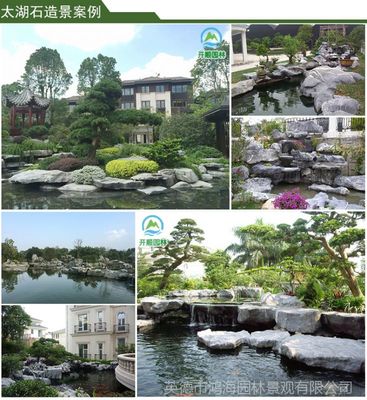 承接別墅花園設計丨假山園建丨綠化工程丨仿真景觀|黃蠟石景觀