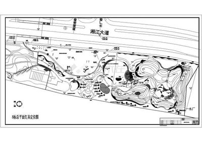 【總平面施工圖】長沙市湘江風(fēng)光帶環(huán)境景觀工程設(shè)計(jì)cad總平面施工圖(甲級(jí)院設(shè)計(jì))_土木在線